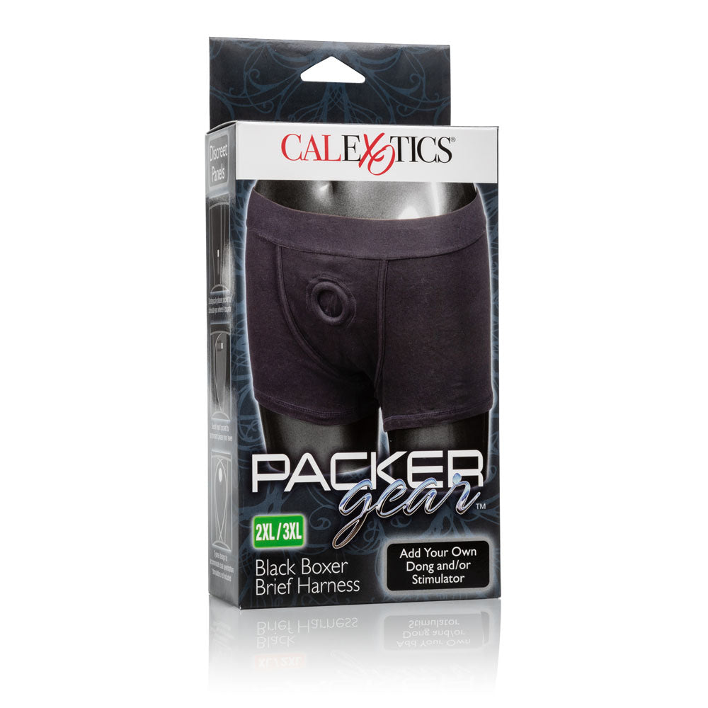 Packer Gear Black Boxer Brief Harness 2xl/3xl CalExotics