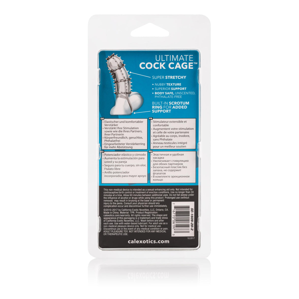 Ultimate Cock Cage - Clear CalExotics