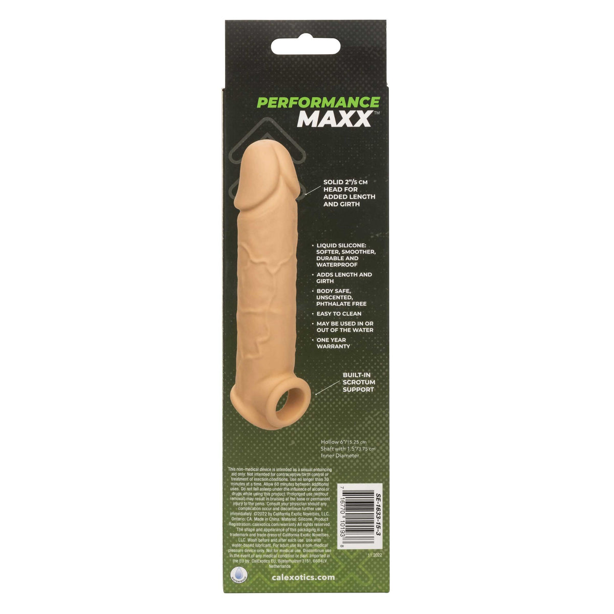 Performance Maxx Life-Like Extension 8 Inch -  Ivory CalExotics