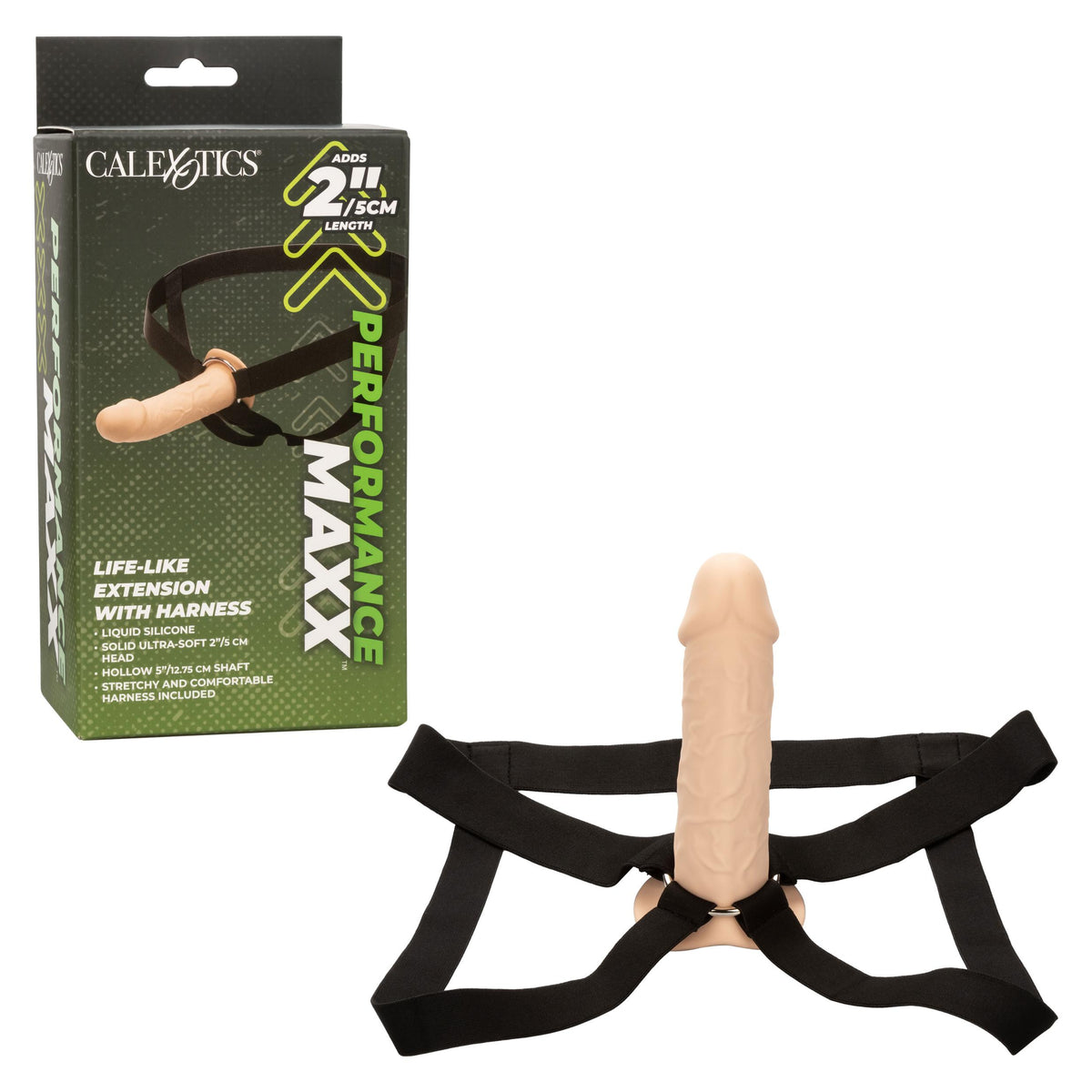 Performance Maxx Life-Like Extension With Harness  - Ivory CalExotics