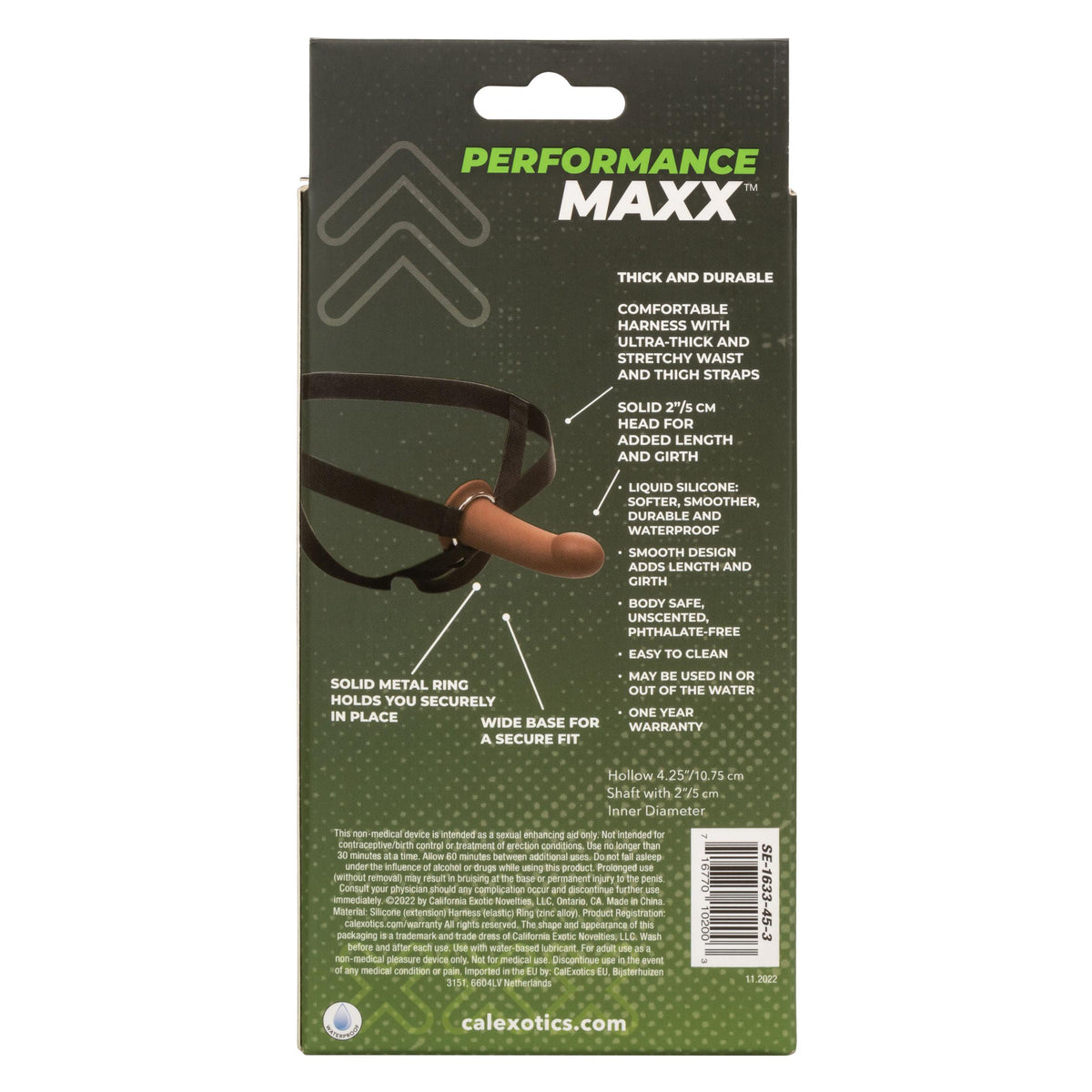 Performance Maxx Extension With Harness - Brown CalExotics