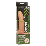 Performance Maxx Rechargeable Thick Dual  Penetrator - Ivory CalExotics