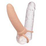 Performance Maxx Rechargeable Thick Dual  Penetrator - Ivory CalExotics