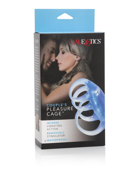 Couple's Pleasure Cage - Blue CalExotics