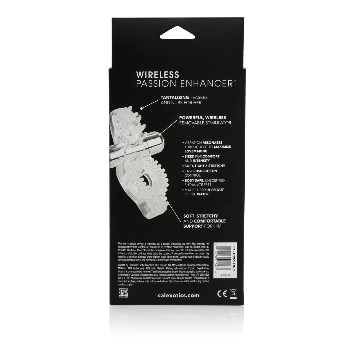 Wireless Passion Enhancer - Clear CalExotics