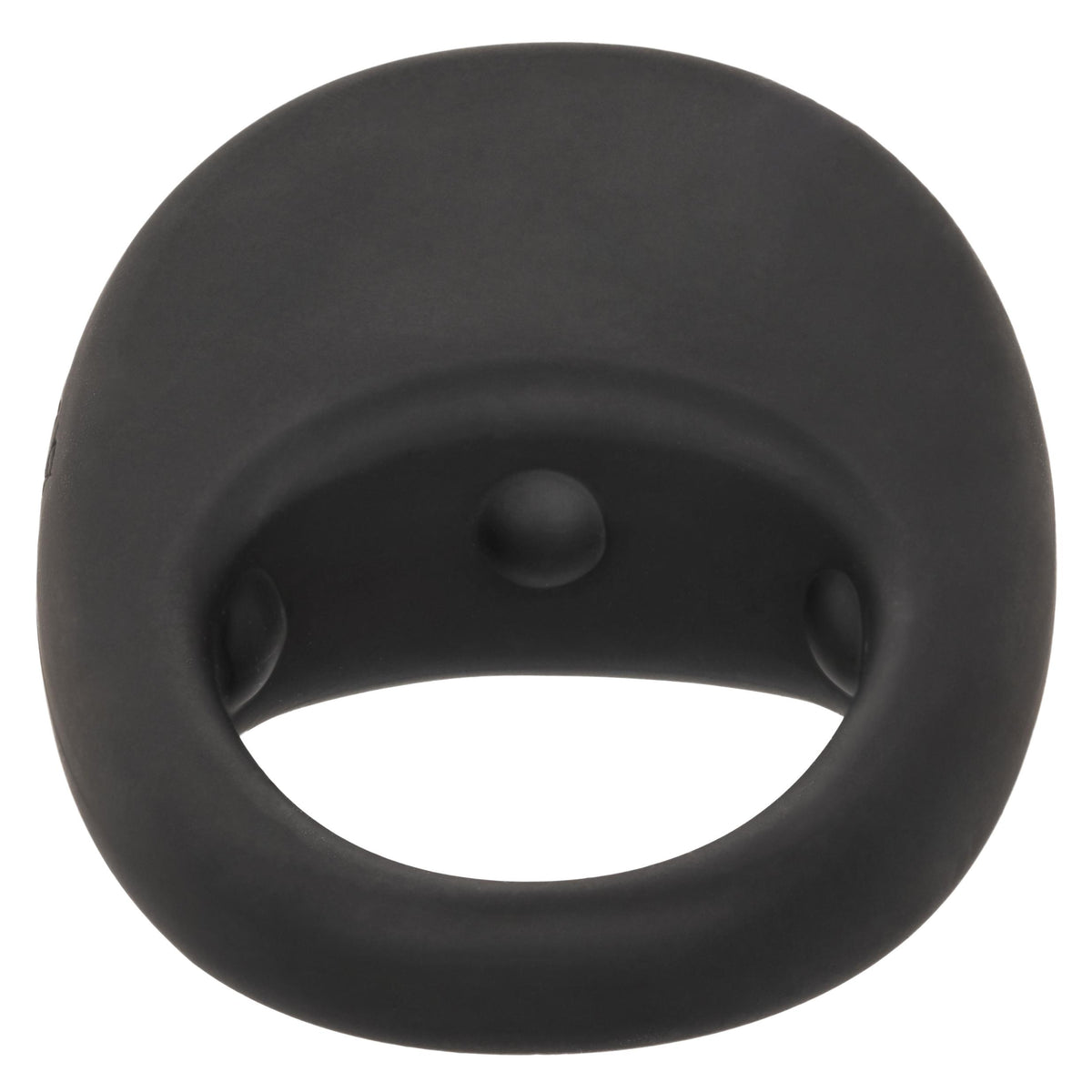 Silicone Rechargeable Pleasure Ring - Black - Black CalExotics