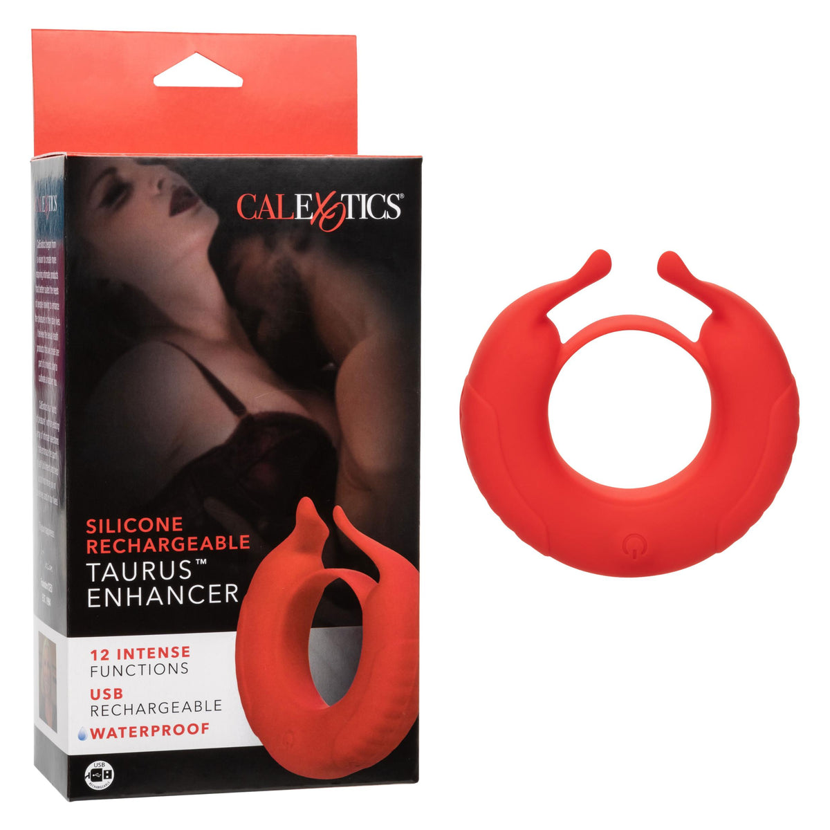 Silicone Rechargeable Taurus Enhancer - Red CalExotics