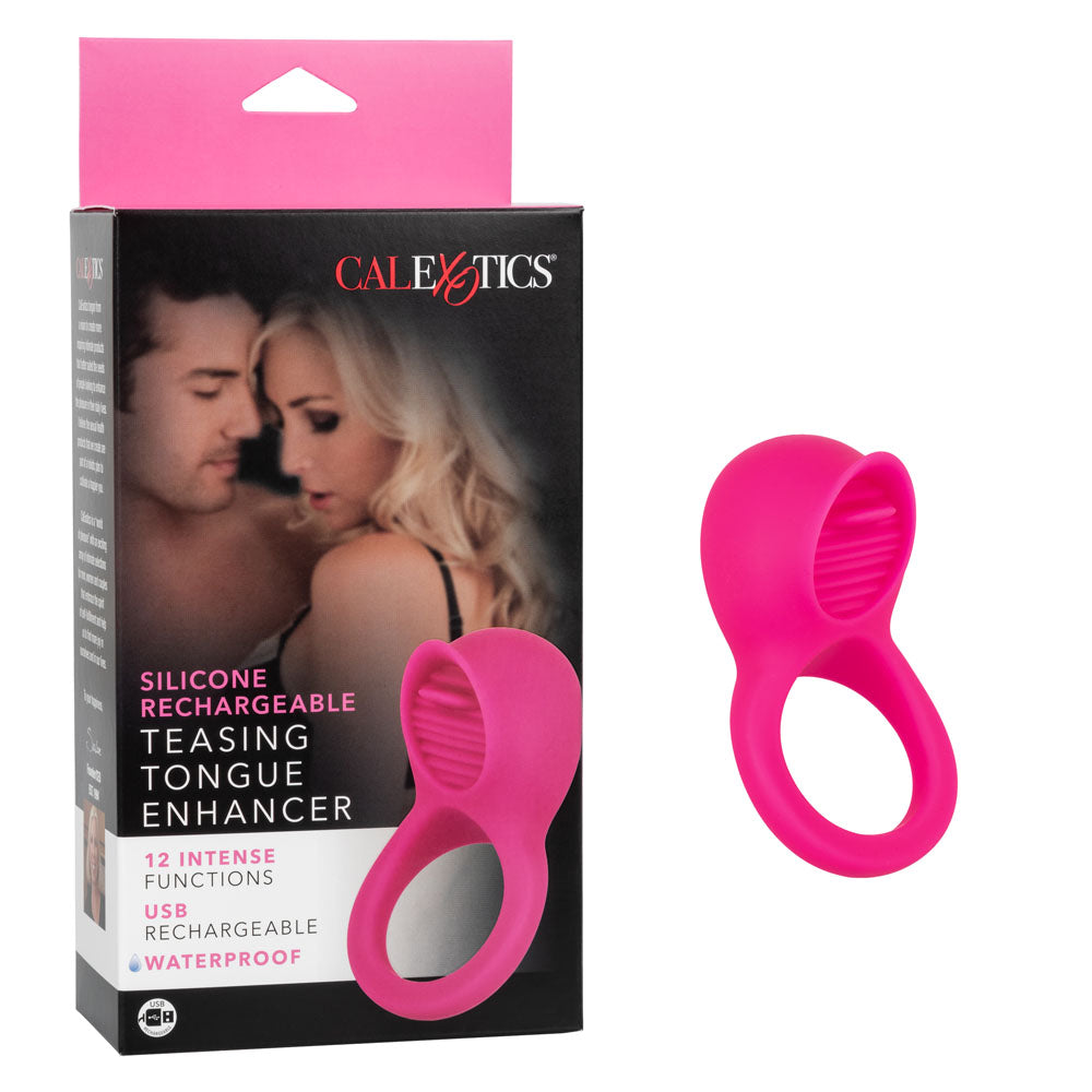 Silicone Rechargeable Teasing Tongue Enhancer CalExotics