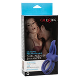 Silicone Rechargeable Dual Pleaser Enhancer CalExotics