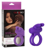 Silicone Rechargeable Dual Rockin' Rabbit  Enhancer CalExotics