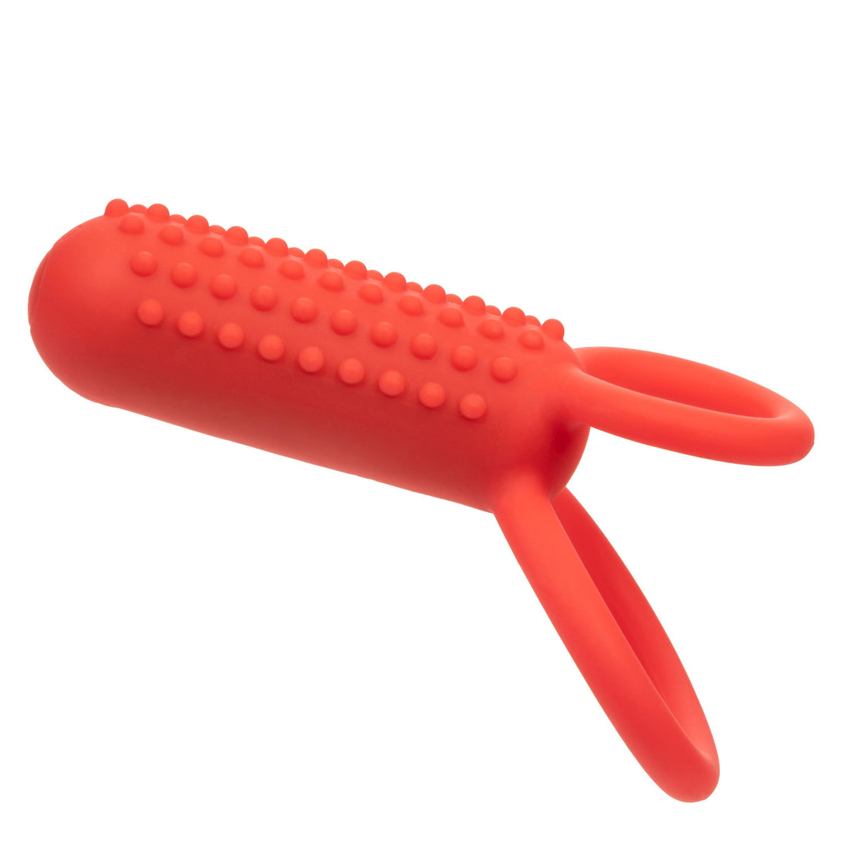 Silicone Rechargeable Vertical Dual Enhancer - Red CalExotics