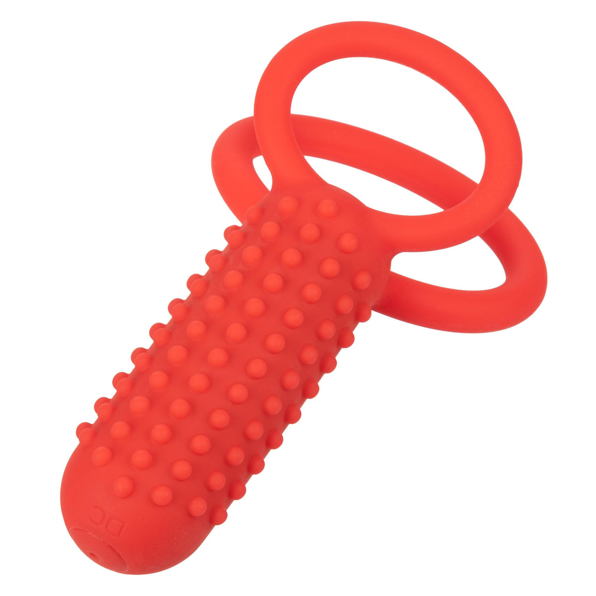 Silicone Rechargeable Vertical Dual Enhancer - Red CalExotics