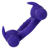 Silicone Rechargeable Triple Orgasm Enhancer -  Purple CalExotics