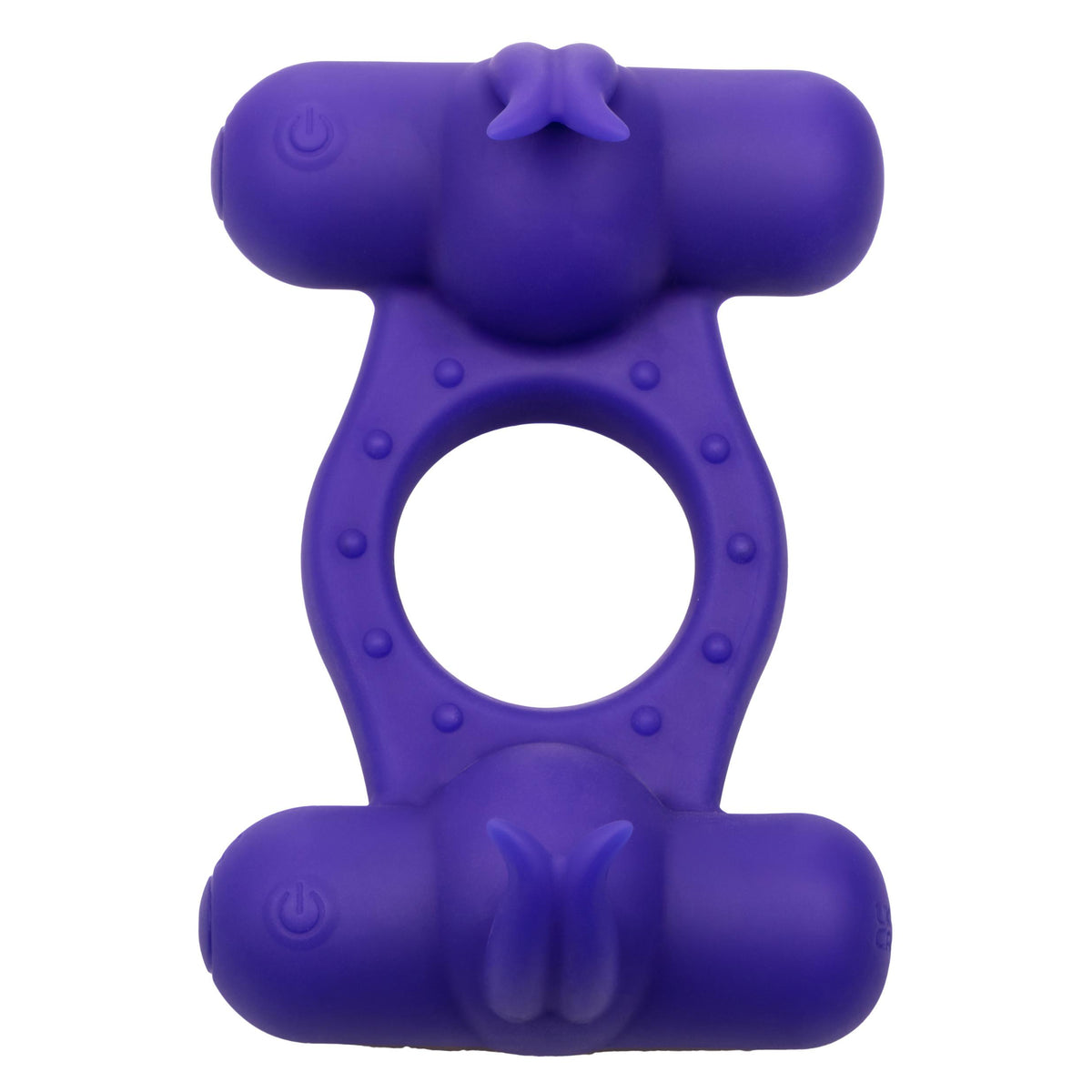 Silicone Rechargeable Triple Orgasm Enhancer -  Purple CalExotics