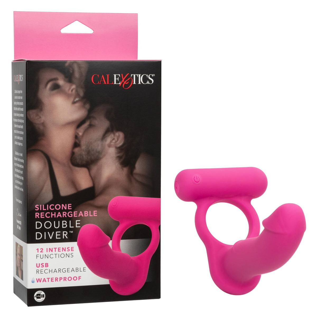 Silicone Rechargeable Double Diver - Pink CalExotics