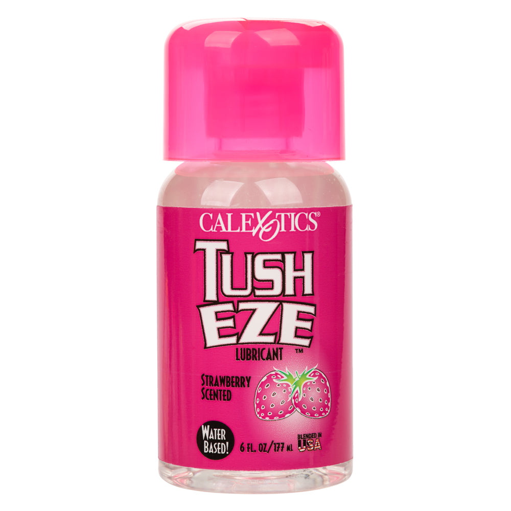 Tush Eze Lubricant - Strawberry Scented -  6 Fl. Oz./177 ml CalExotics