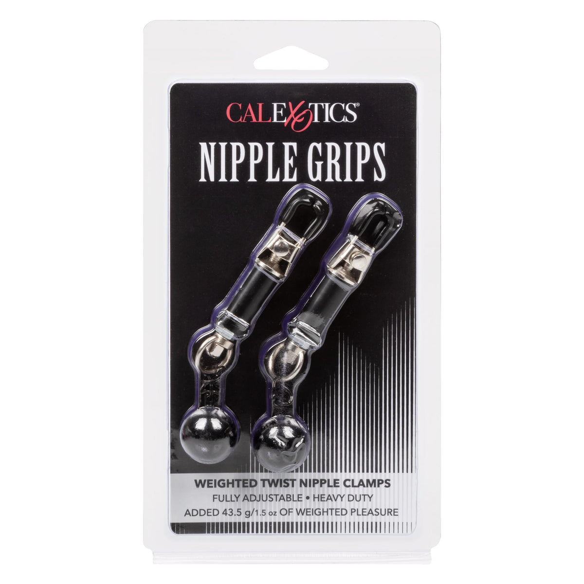 Nipple Grips Weighted Twist Nipple Clamps CalExotics