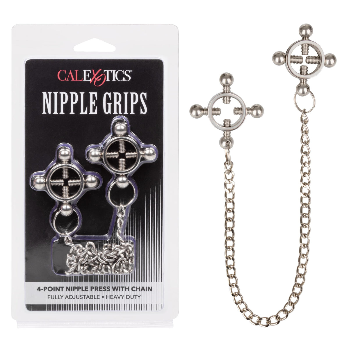 Nipple Grips 4-Point Nipple Press With Chain CalExotics