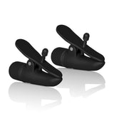 Nipple Play Nipplettes Vibrating Nipple  Clamps - Black CalExotics