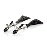 Nipple Play Playful Tassels Nipple Clamps - Black CalExotics