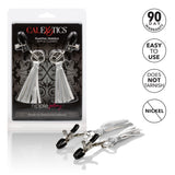 Nipple Play Playful Tassels Nipple Clamps -  Silver CalExotics