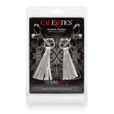 Nipple Play Playful Tassels Nipple Clamps -  Silver CalExotics