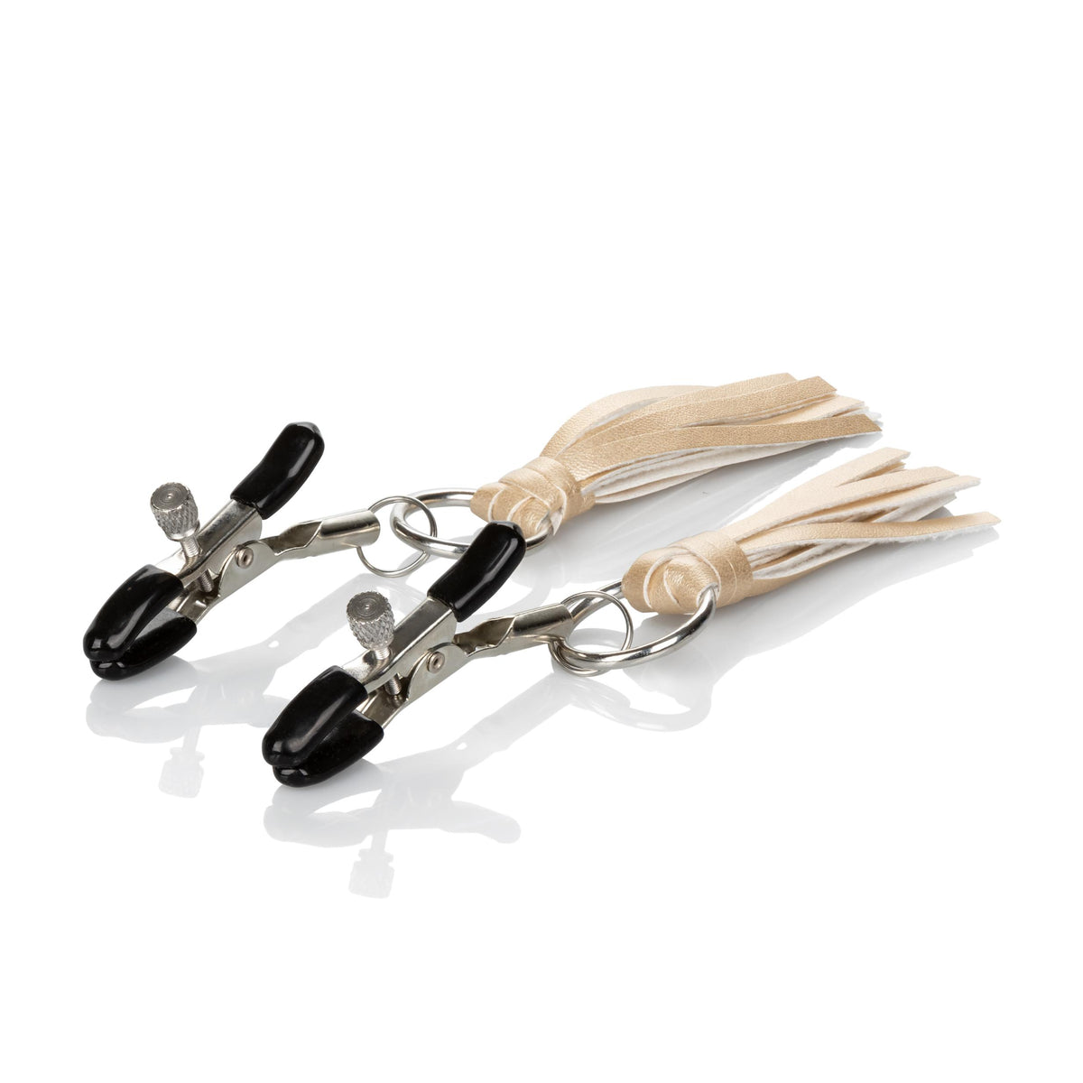 Nipple Play Playful Tassels Nipple Clamps - Gold CalExotics