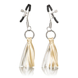 Nipple Play Playful Tassels Nipple Clamps - Gold CalExotics