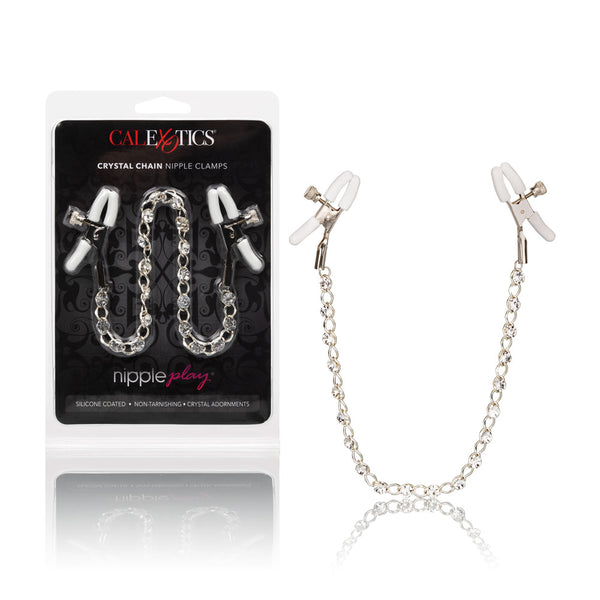 Nipple Play Crystal Chain Nipple Clamps CalExotics