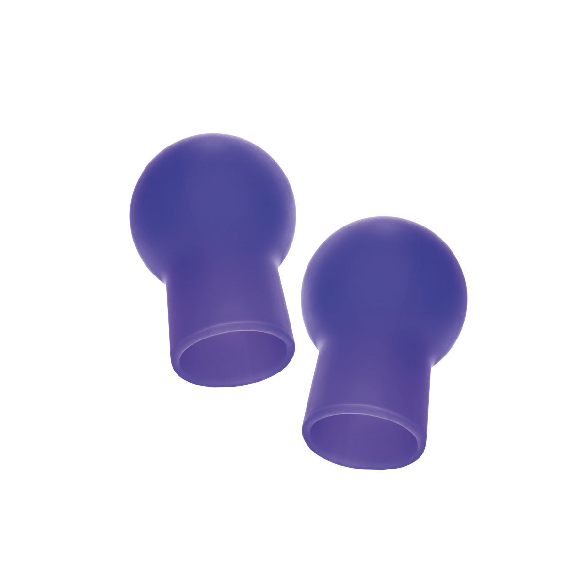 Nipple Play Silicone Advanced Nipple Suckers -  Purple CalExotics