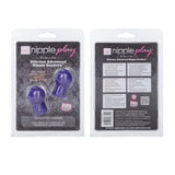 Nipple Play Silicone Advanced Nipple Suckers -  Purple CalExotics