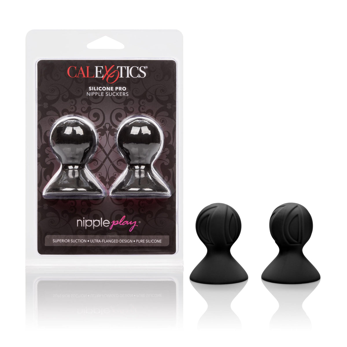 Nipple Play Silicone Pro Nipple Suckers - Black CalExotics