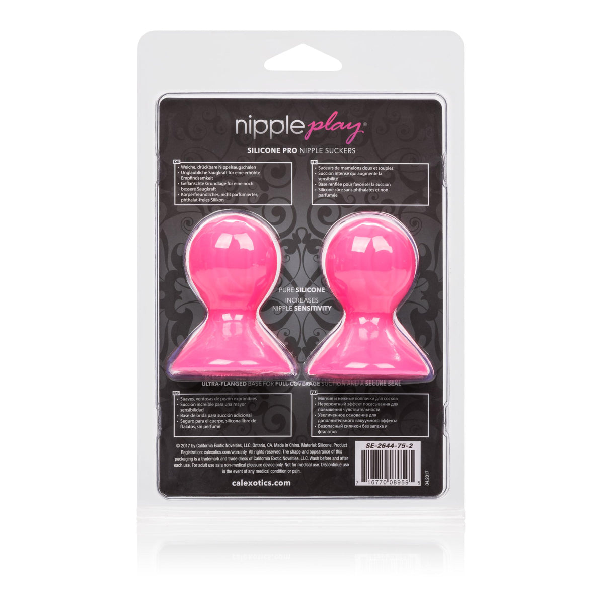 Nipple Play Silicone Pro Nipple Suckers - Pink CalExotics