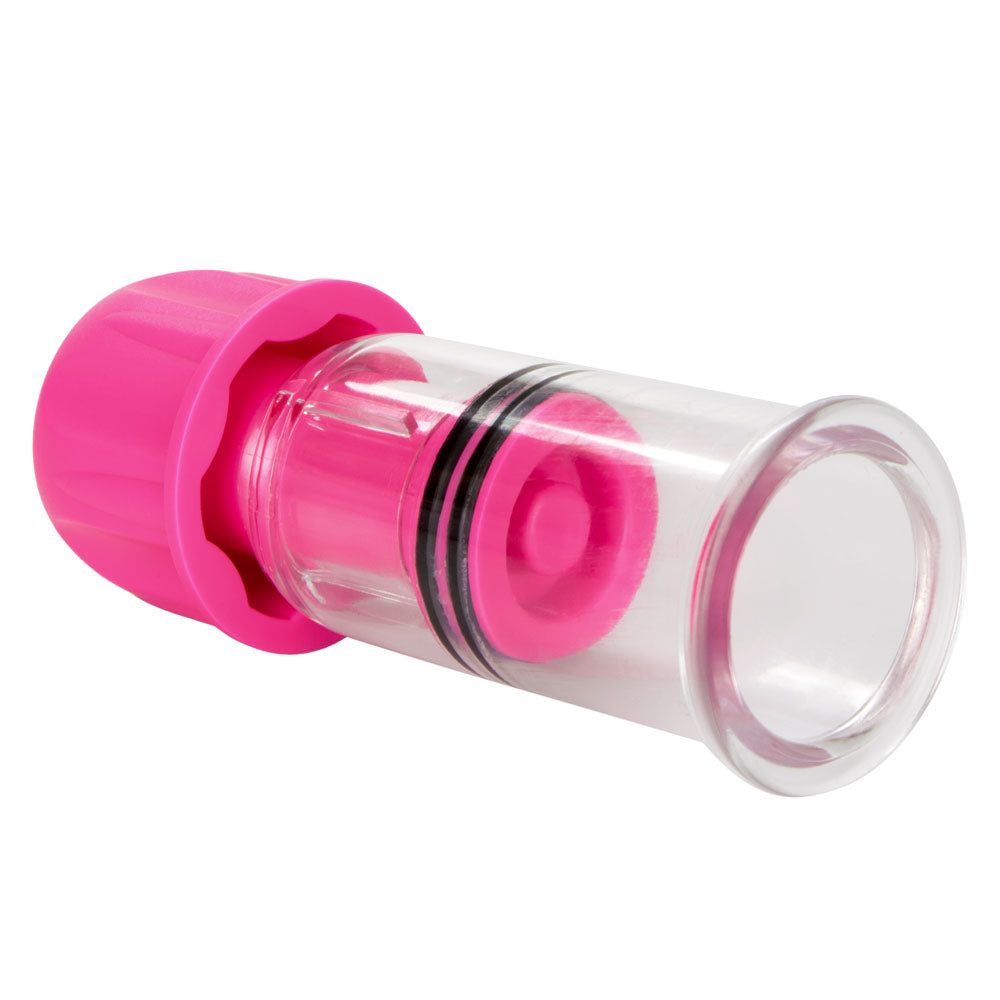 Nipple Play Vacuum Twist Suckers - Pink CalExotics