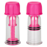 Nipple Play Vacuum Twist Suckers - Pink CalExotics