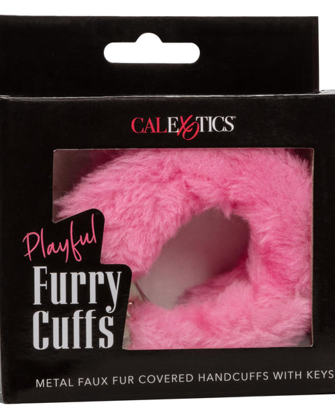 Playful Furry Cuffs - Pink CalExotics