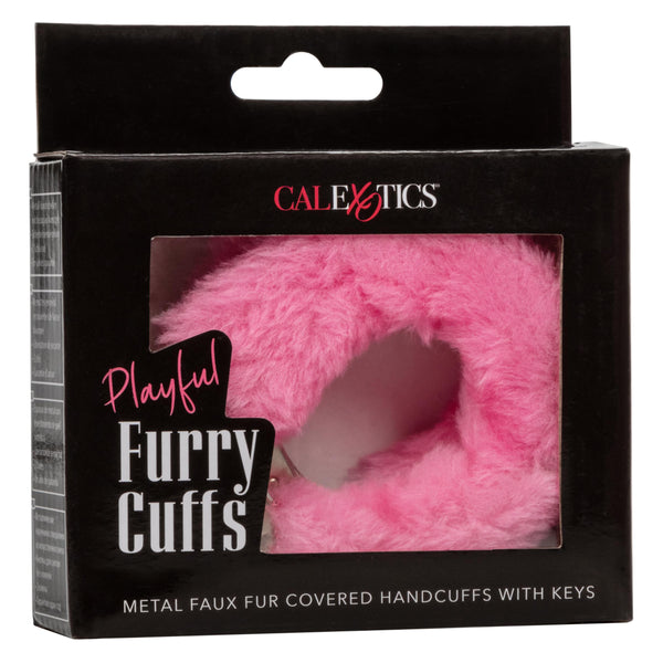 Playful Furry Cuffs - Pink CalExotics