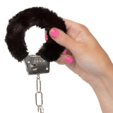 Playful Furry Cuffs - Black CalExotics