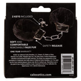 Playful Furry Cuffs - Black CalExotics