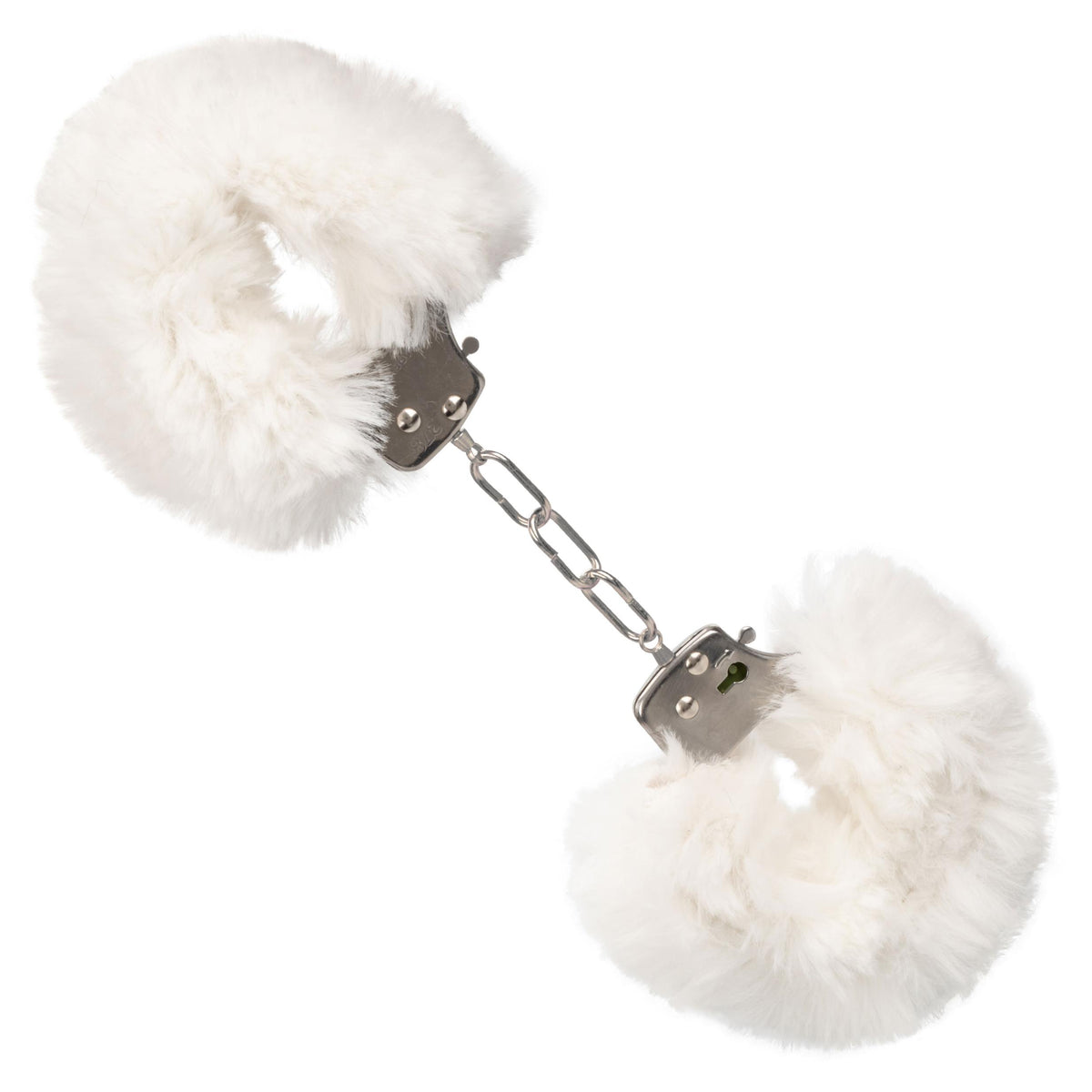 Ultra Fluffy Furry Cuffs - White CalExotics