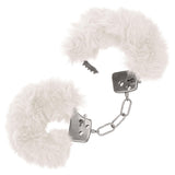 Ultra Fluffy Furry Cuffs - White CalExotics