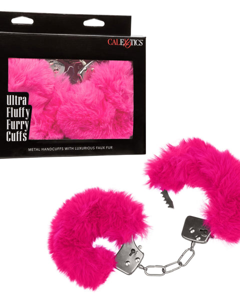 Ultra Fluffy Furry Cuffs - Pink CalExotics