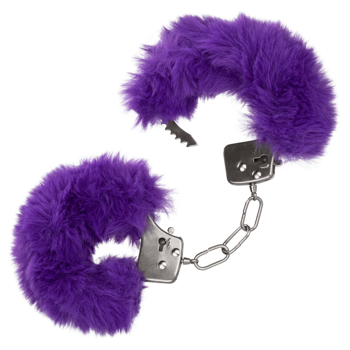 Ultra Fluffy Furry Cuffs - Purple CalExotics