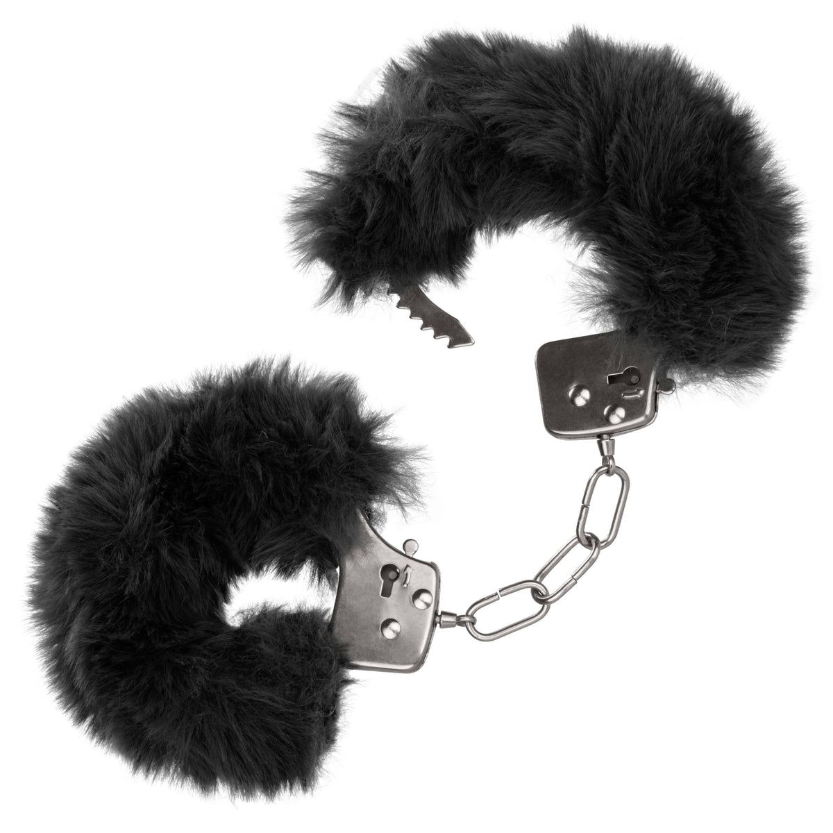 Ultra Fluffy Furry Cuffs - Black CalExotics