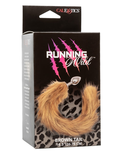 Running Wild Tail - Brown CalExotics