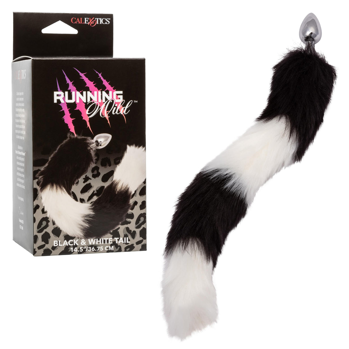 Running Wild Tail - Black/white CalExotics