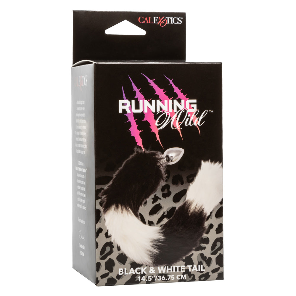 Running Wild Tail - Black/white CalExotics