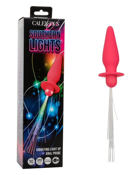 Southern Lights - Vibrating Light Up Anal Probe -  Pink CalExotics