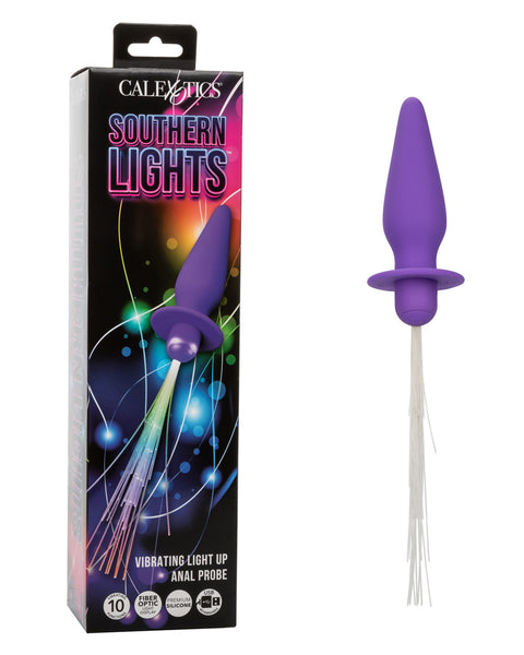 Southern Lights - Vibrating Light Up Anal Probe -  Purple CalExotics