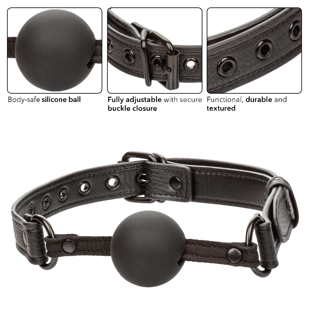 Nocturnal Collection Ball Gag - Black CalExotics